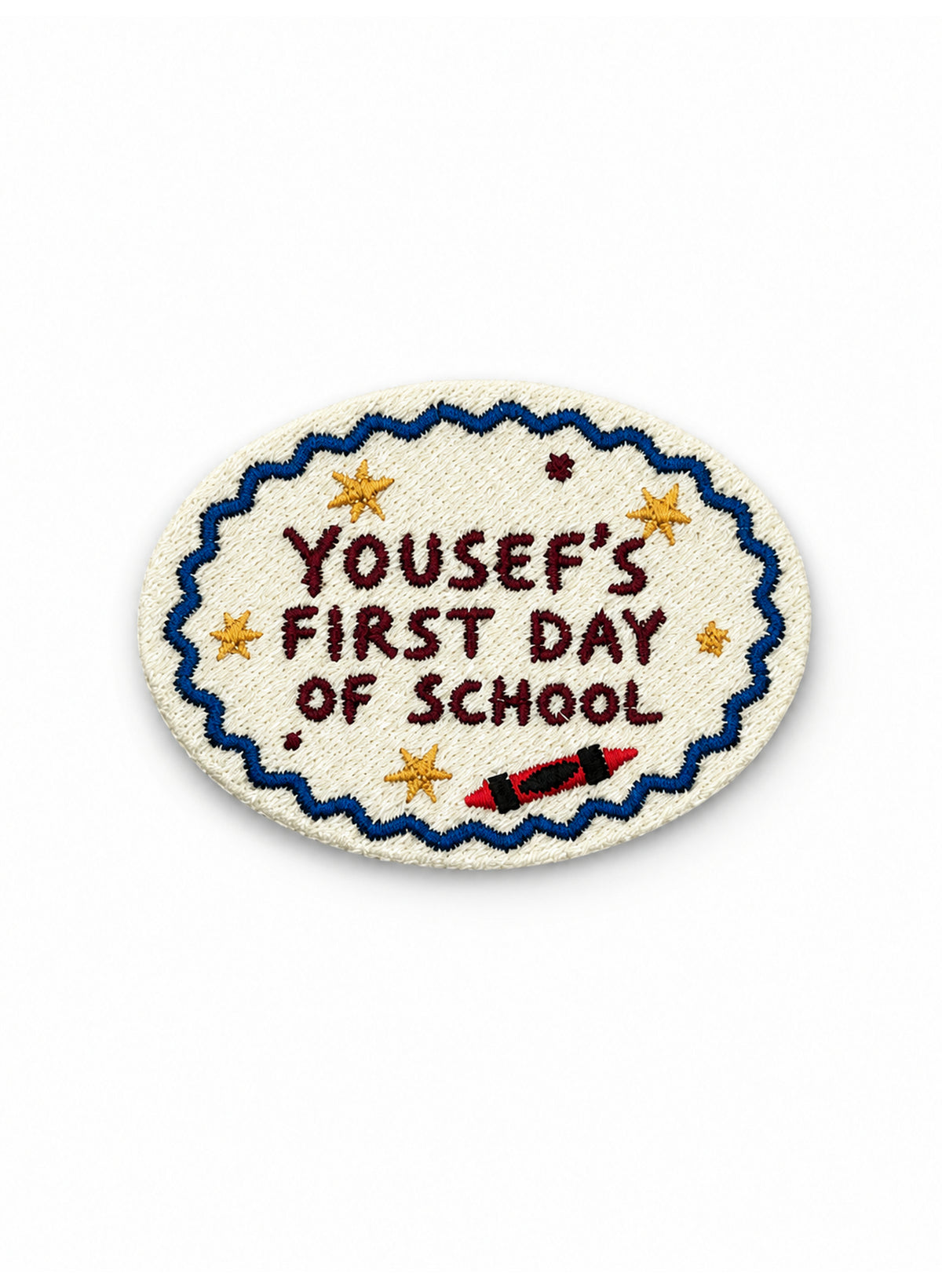 First Day Of School Removable Baby & Kids Patch – Custom Name