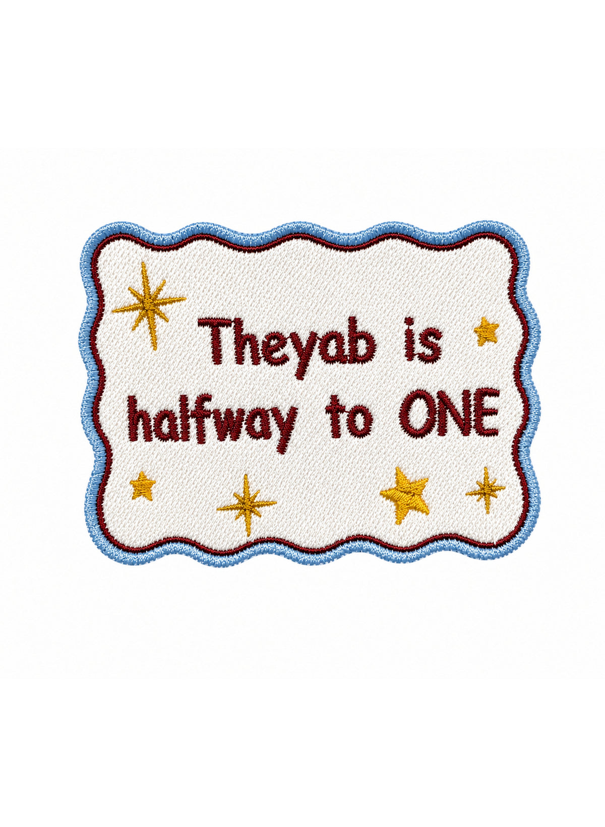 Baby & Kids Growing Up Removable Patch – Custom Name & Age – Qoton