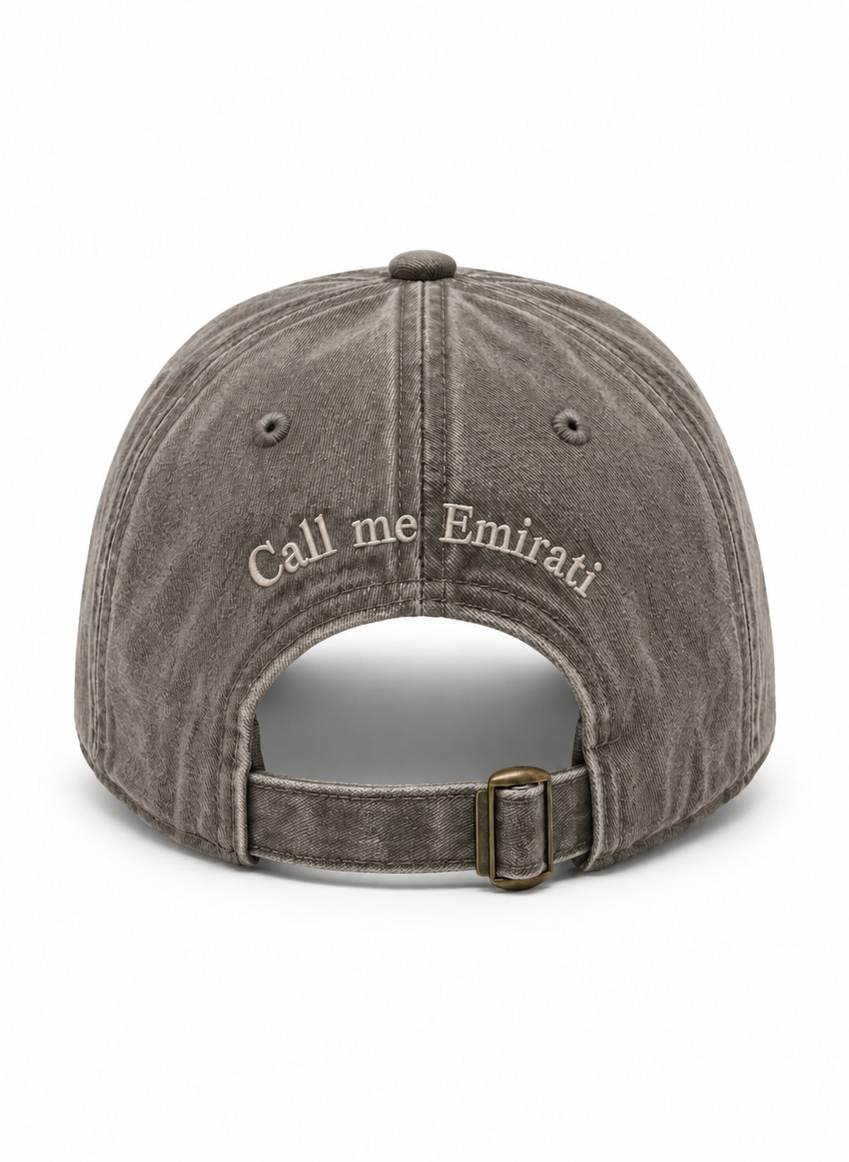 Call Me Washed Cap – Custom Text
