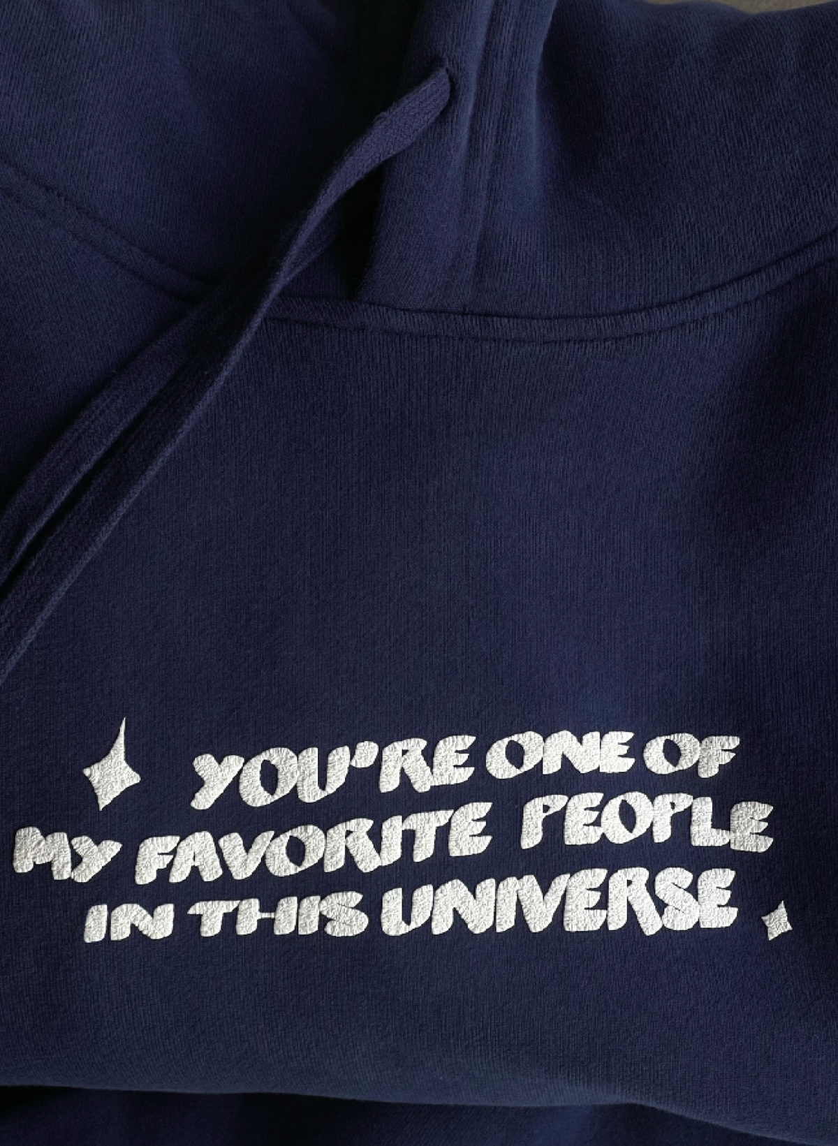 Favorite Person In The Universe Puff Printed Hoodie