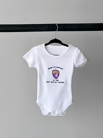 Al Ain FC Embroidered Short Sleeve Baby Overall