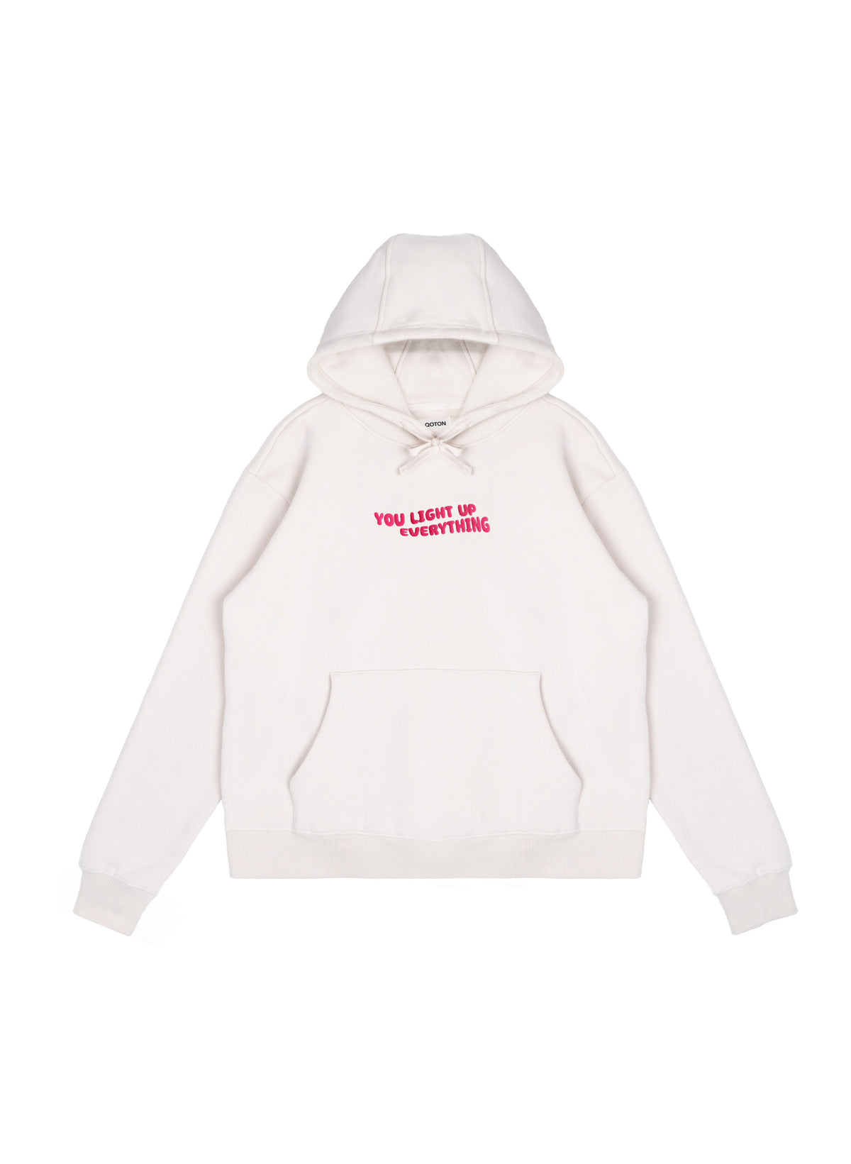 You Light Up Everything Puff Printed Hoodie